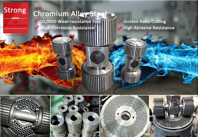 8mm leaves fire wood pellet machine