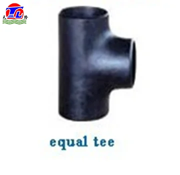 
seamless ANSI standard carbon steel 6in sch80 straight tee 