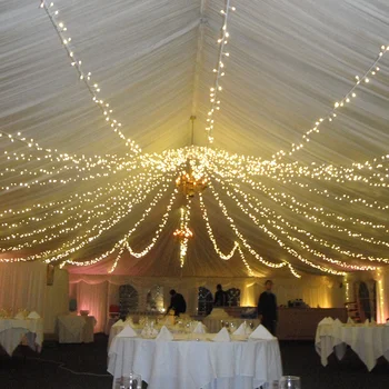 Outdoor Wedding Decoration Decorate Ceiling Net Lights Warm White