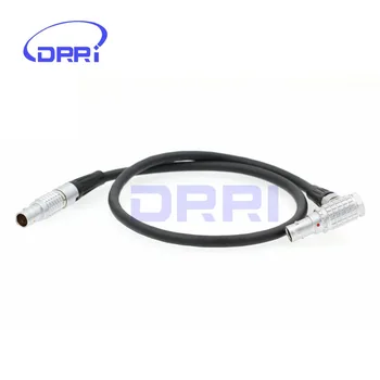 DRRI FHG 0B 2 Pin Right Angle Cable - 50cm For ARRI Alexa, Teradek Bolt 2000, Preston Power
