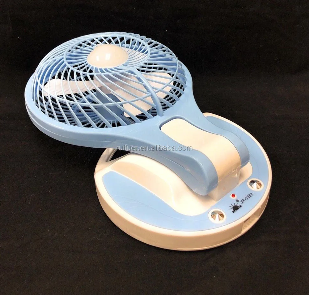 8" Inch Portable Collapsible 2speed Rechargeable Computer Desk Fan W