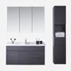 MDF bathroom wall cabinet waterproof hotel bathroom furniture set with mirror cabinet