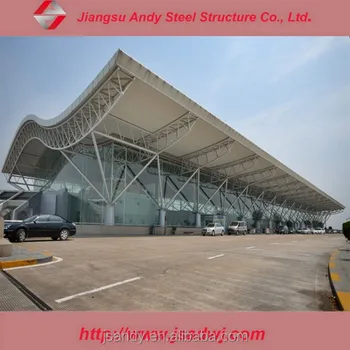 Large Span Steel Truss Structure For Airport Terminal Roofing Design ...