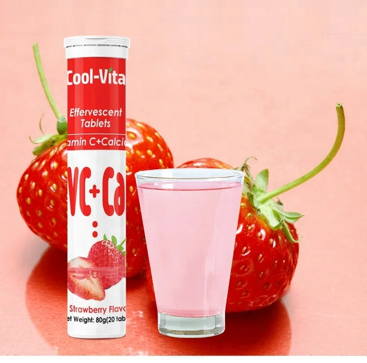 
Private Label Health Weight Loss Tablet Vitamin C Calcium Effervescent Tablet For Kids Bones 