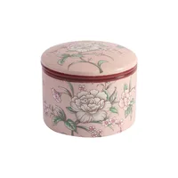 

Electroplate Owl Lid ceramics Pink Color Jewelry box