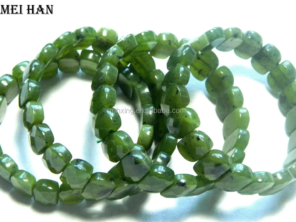 Wholesale Natural Stone 10*15*5mm Canadian Jade Bangle Bracelet ...