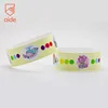 Fancy Branded Color Coated Kids Event Disposable Tyvek One-off Paper Printable ID Wristbands Entrance Barcode Bracelet