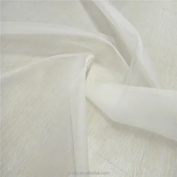 Silk Organza 6mm 100 Raw Silk Fabrics Roll For Wedding Dress