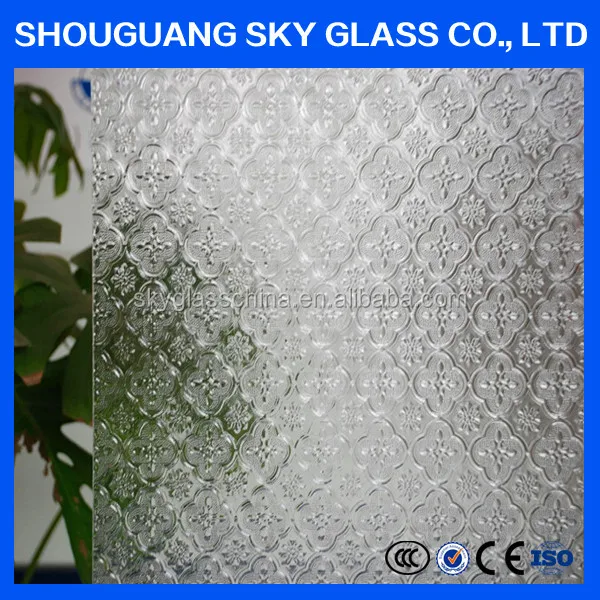
5mm bronze and clear Nashiji,Malu Patterned art Glass for decoration 