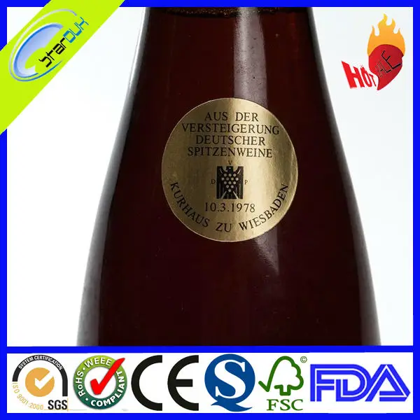 Wine/whisky Bottle Label Sticker Bottle Seal Sticker Buy Wine Bottle Sticker,Bottle Seal