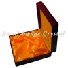 High quality wooden gift box package within crystal for wedding
