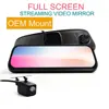 Hot selling 8.5inch entirely screen OEM mount mirror dual DVR streaming video mirror camera