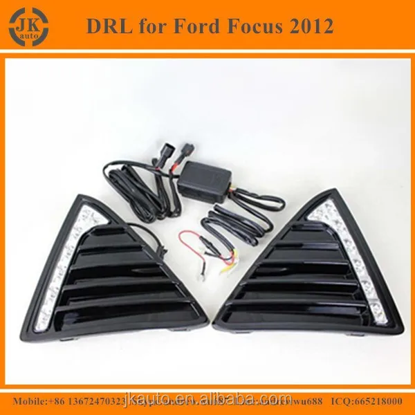 Factory Direct Wholesale LED DRL Fog Light for Ford Focus High Quality Daytime Running Light for Ford Focus 2012 2013 2014