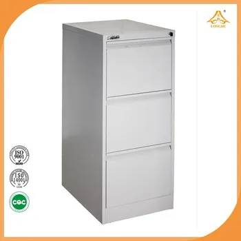 3 Drawers Iron Filing Cabinet Drawer Stopper Steel Filing Cabinet Made ...