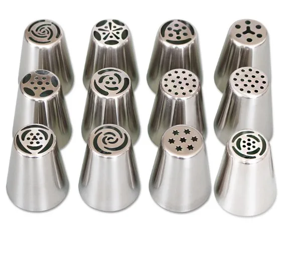 

Hot Sale Russian Stainless Steel Icing Piping Nozzles