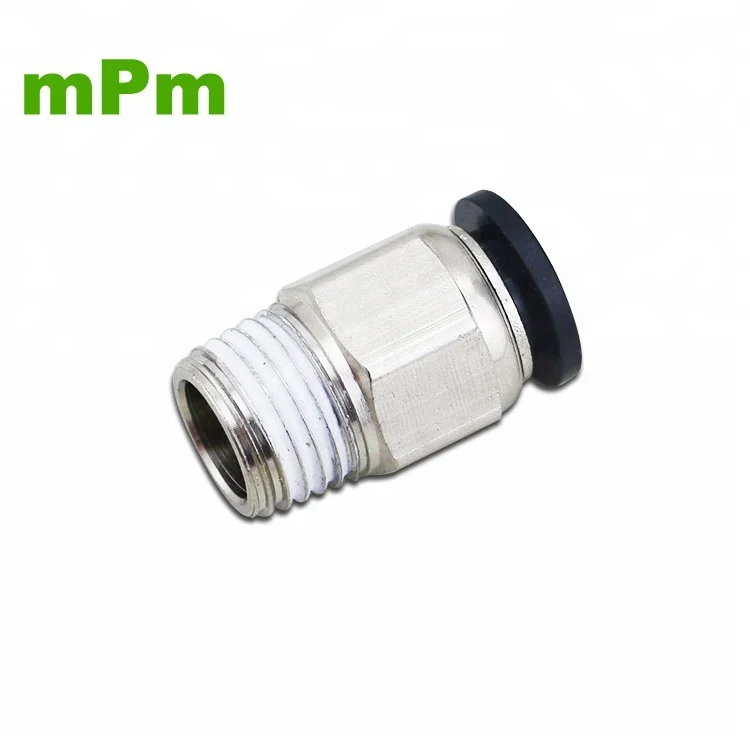 Herraje De Empuje Tubo 12 Mm a 3//8/" BSPP Hembra Conector Neumática Aire
