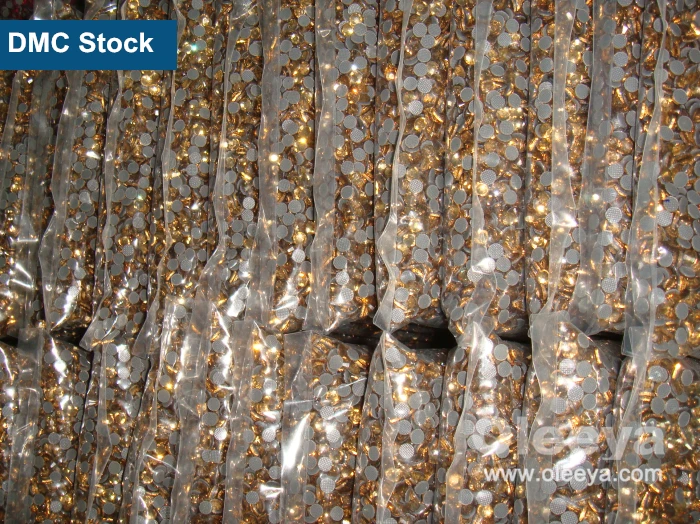 Bulk Package SS6~SS40 Glass DMC Quality Sticker Design Ss10 SLV Rhinestones Hotfix