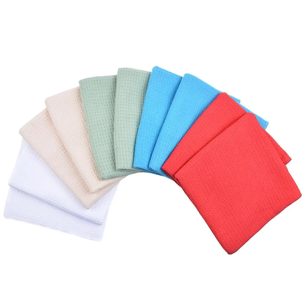 

Sunland Absorbent Quick Dry Microfiber Towel/Cleaning Window Glass Cloth, White;red;green;blue;cream