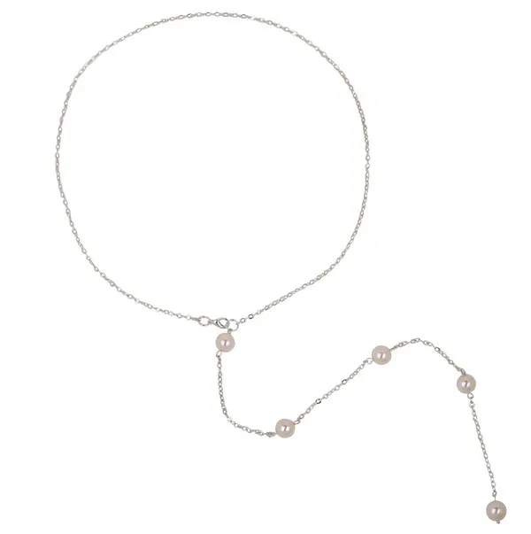 

Women Lady Fashion Necklace Backdrop Necklace Gold Bikini Bodychain