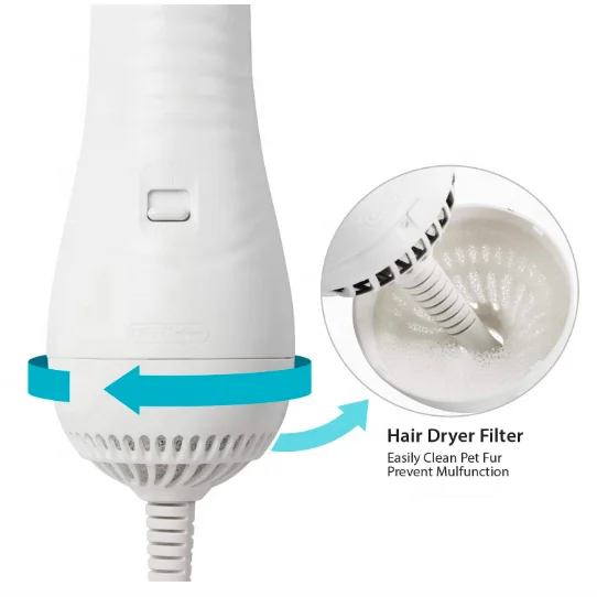 Pet Hair Dryer,2 In 1 Portable Family Pet Grooming Hair Dryer With