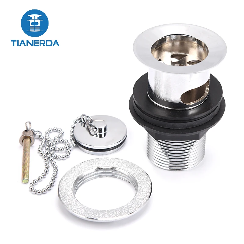 Bathroom Parts Rubber Basin Drain Bathtub Sink Plug With Chain Buy