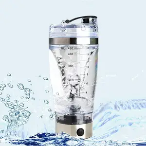 Image of 450ml portable mixer electric protein shaker bottles