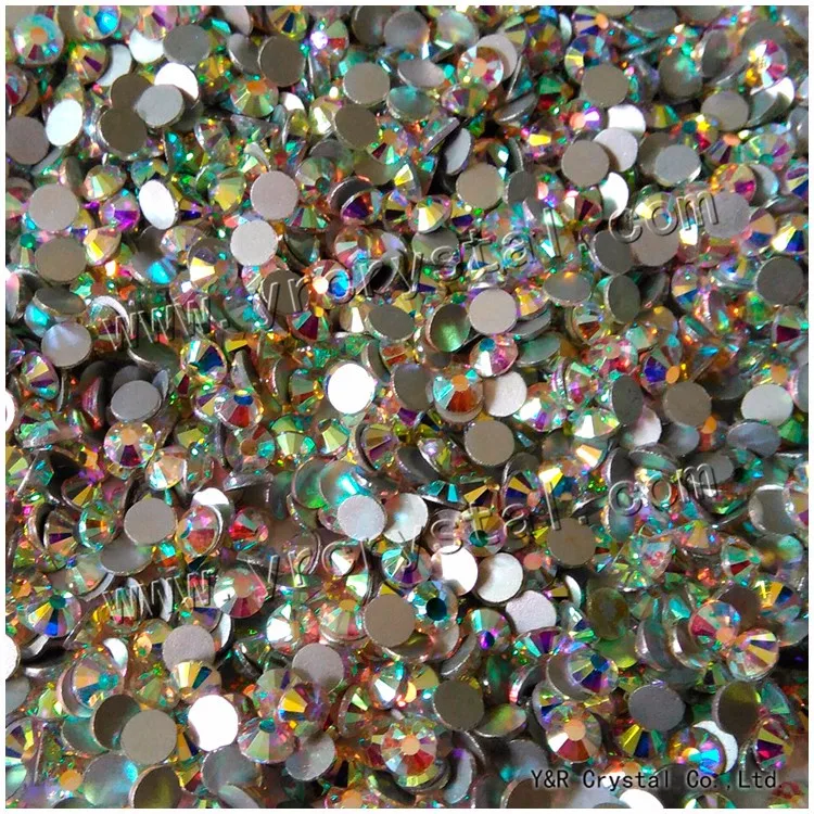 

Flatback SS20 Crystal AB Non Hotfix Rhinestone For Clothes And Nails Art