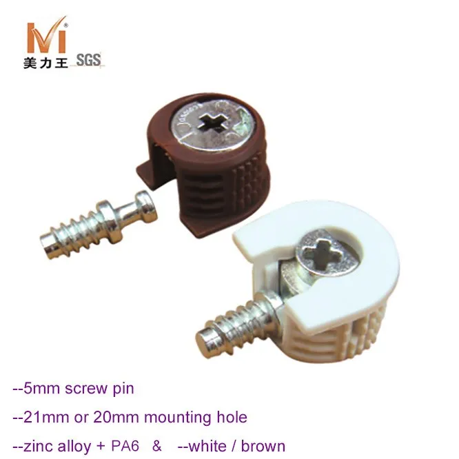 Furniture 21/20mm Shelf Support Pins And Pegs With Screw Buy