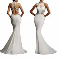 

2019 new backless Mermaid Long Evening Dress off shoulder sexy design in stock 185652