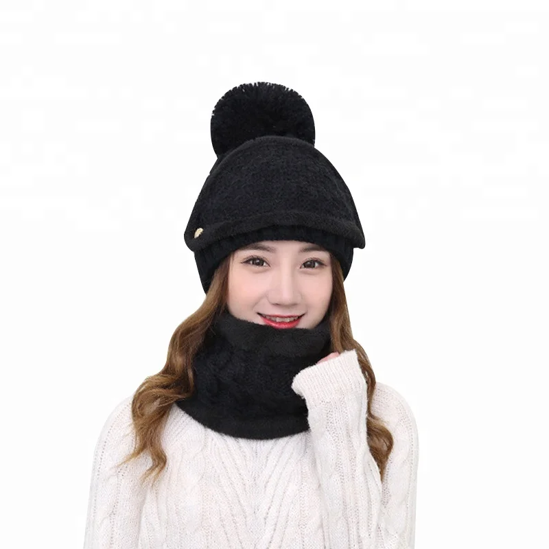 girls hat and scarf set