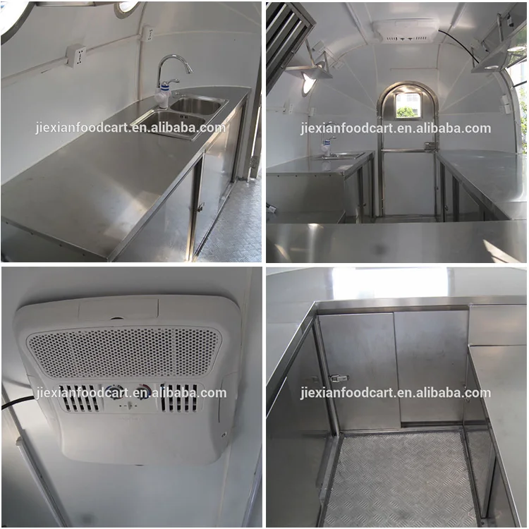Mini Camper Trailer/Food Catering Mobile Stainless Steel Food Truck