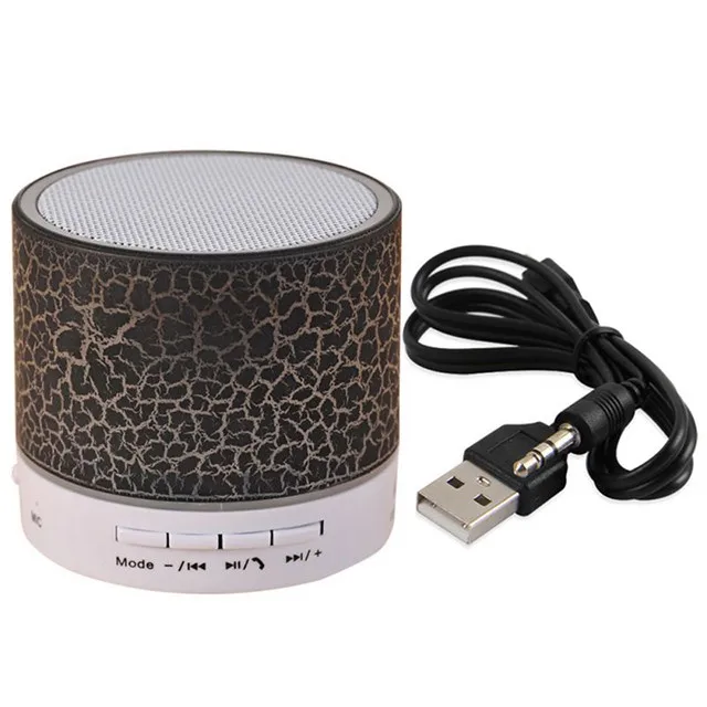 2017 LED Portable Mini Speakers Wireless Speaker With TF USB FM Radio - ANKUX.COM
