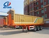 2 Axle 3 Axle 40ft dump tipper tipping container chassis semi trailer for sale