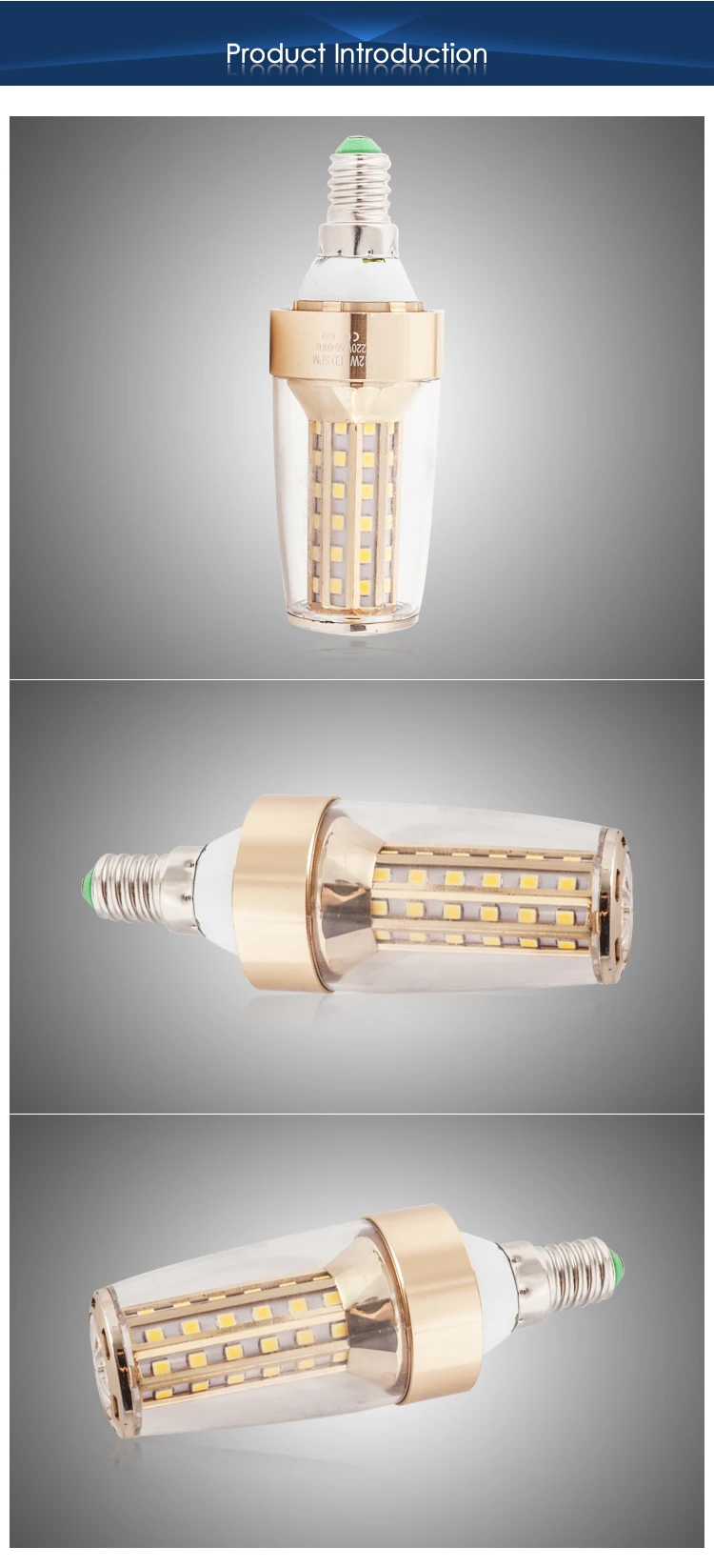 Energy Saving 16w E14 Led Candle Light Led Light Bulb