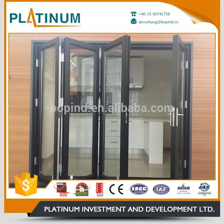 Top quality low price bifold french interior door