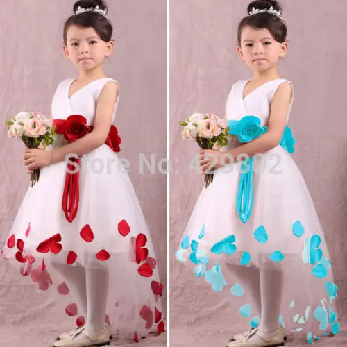 Hot Sales Popular Christmas Baby Girls Kids Flower Petals Party Wedding Prom font b Fancy b