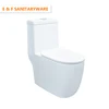 Cheap sanitary ware easy clean Wc One Piece Toilet Bowl china one piece ceramic toilet without tank