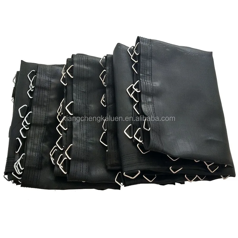

Custom size bungee mat polypropylene trampoline fabric for trampoline, Black