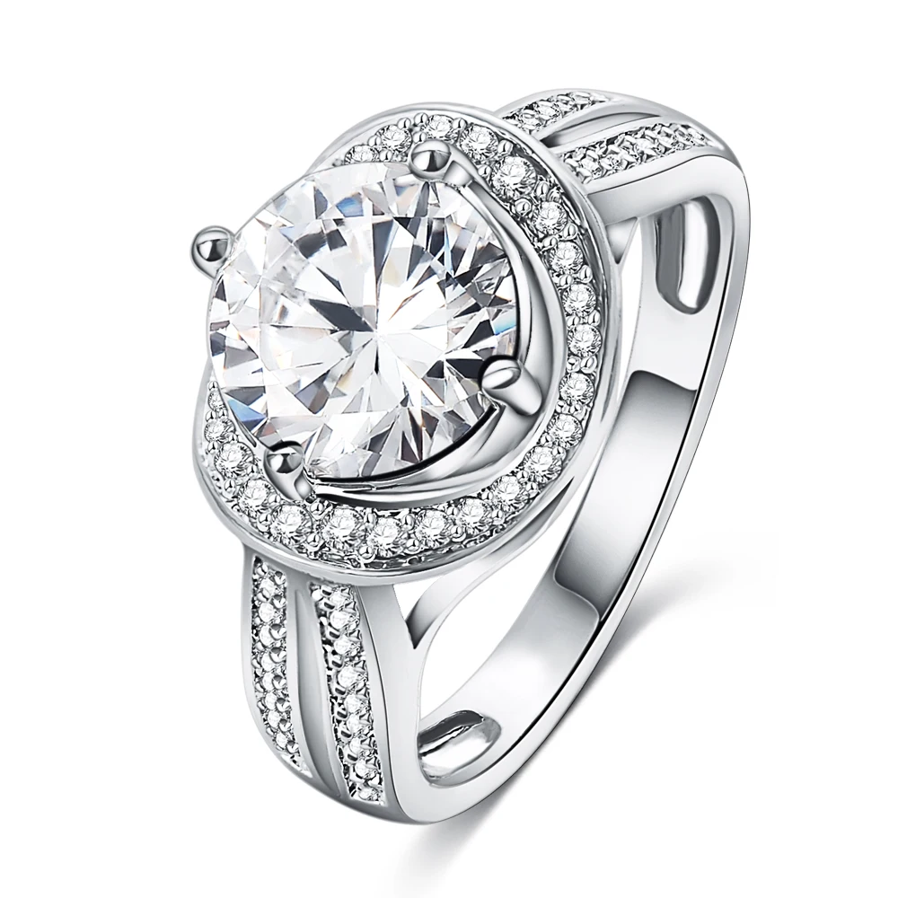 

LZESHINE Classic China Wholesale Fashion Sliver Color Wedding Ring CRI0330, Silver