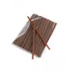 Plastic Coffee Muddler Disposable Double hole Coffee Straw