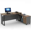 Tribesigns Large L-Shaped Executive Office Desk Computer Table Workstation with Storage Business Furniture with File Cabinet