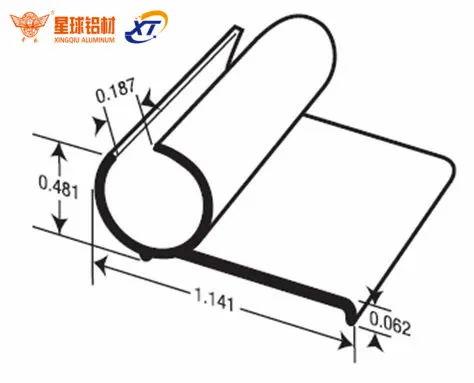 
WOW!OEM powder coating aluminum awning rail,extruded alloy aluminum profiles for trailer awnings Guangzhou 