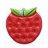 Best-selling water inflatable toy floating bed in summer 145 cm strawberry inflatable floating bed