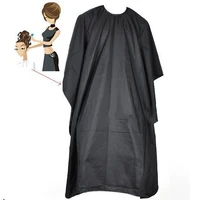 

Unisex waterproof custom black barber hair cutting hairdressing cape