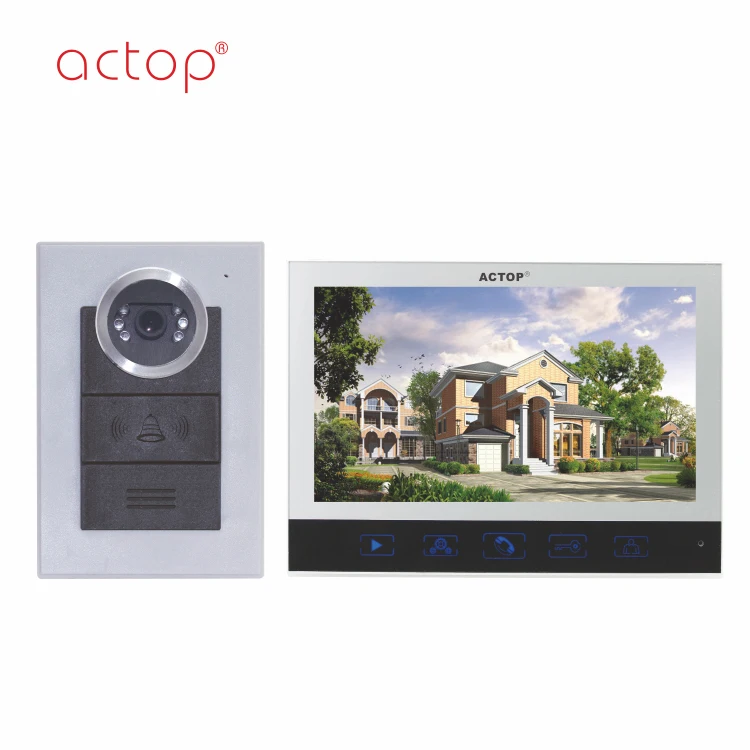 

Shenzhen ACTOP factory 7inch Screen Audio Intercom System Smart Video Door Phone Camera Doorbell
