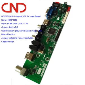 Universal TV Motherboard RoHS ISO9001 Certification