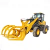 Farm tractor with woods front end loader