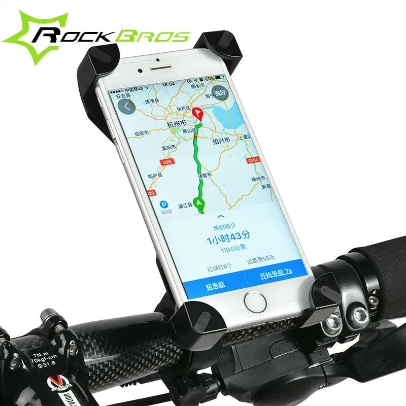 ROCKBROS Wholesale Motorcycle Bike Bicycle Adjustable Mobile Phone Holder for Cell Phone GPS