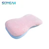 Velvet cover baby ergonomic pillow flat head baby lounger shaped Concave bamboo baby pillow