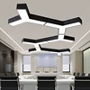 Office Ceiling Light Fixture Suspended Mount Totally Clear 40w LED Pendant Light